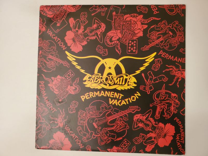 Aerosmith Permanent Vacation vinyl record